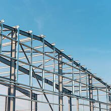Construction process of new industrial building warehouse structure made of steel frame